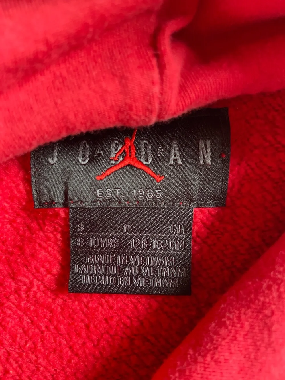 Jordan Red Hoodie and Sweatpants Matching Set with Jumpman Logos